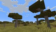 What trees look like with "Fast" graphics enabled (Image via Mojang)